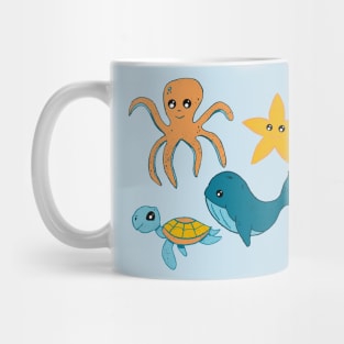 Cute Sea Creatures Mug